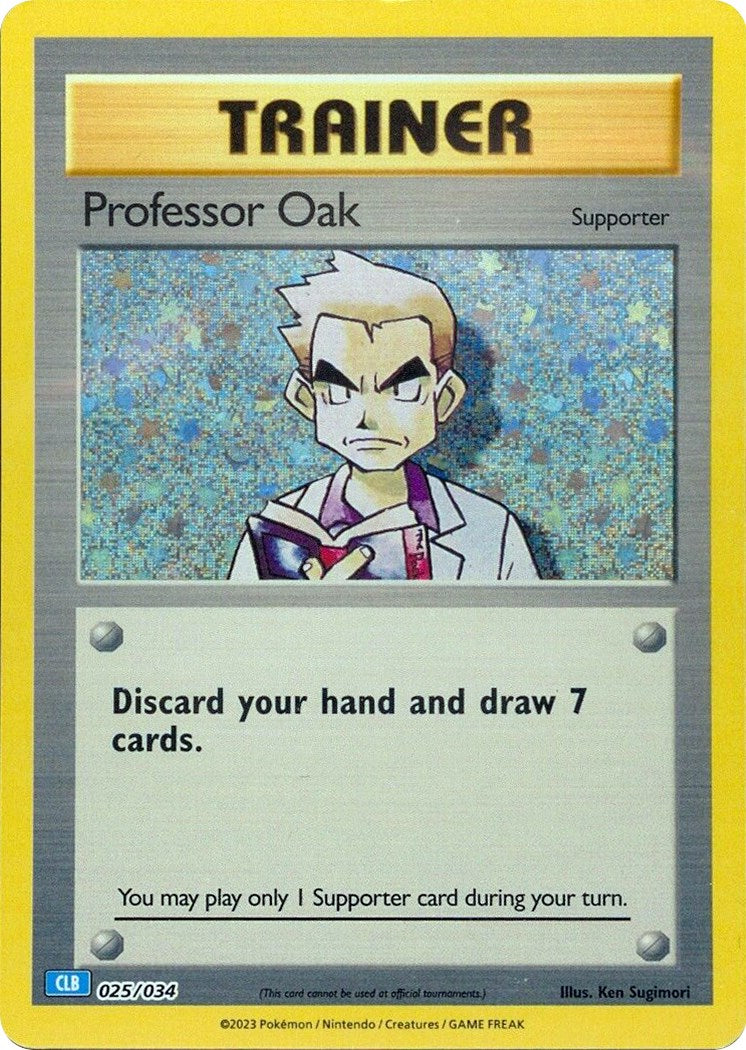 Professor Oak (CLB) [Trading Card Game Classic] | Dumpster Cat Games