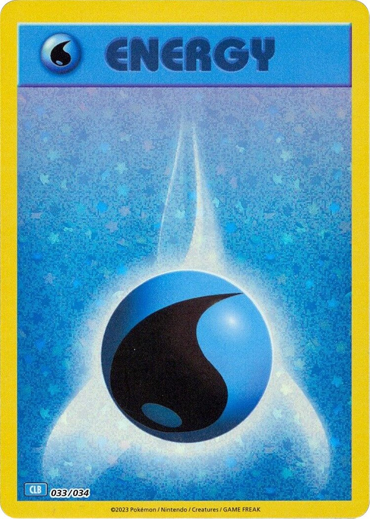 Basic Water Energy [Trading Card Game Classic] | Dumpster Cat Games