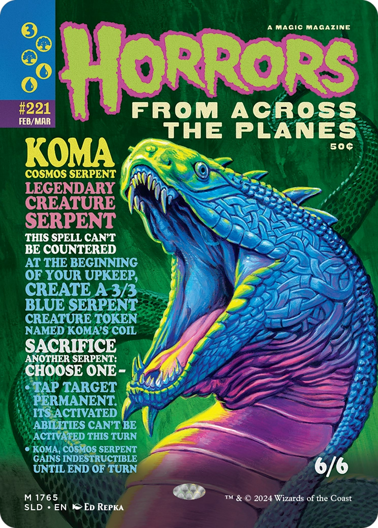 Koma, Cosmos Serpent [Secret Lair Drop Series] | Dumpster Cat Games