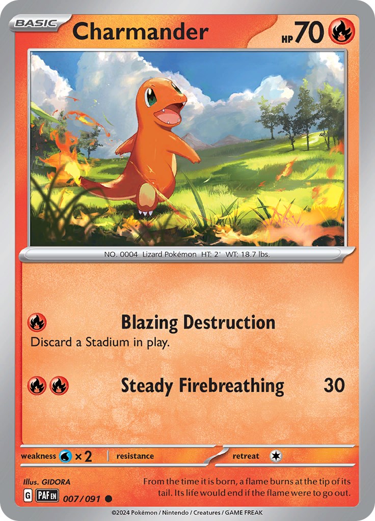 Charmander (007/091) [Scarlet & Violet: Paldean Fates] | Dumpster Cat Games