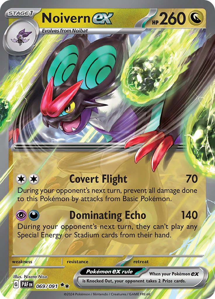 Noivern ex (069/091) [Scarlet & Violet: Paldean Fates] | Dumpster Cat Games