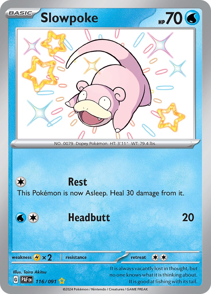 Slowpoke (116/091) [Scarlet & Violet: Paldean Fates] | Dumpster Cat Games