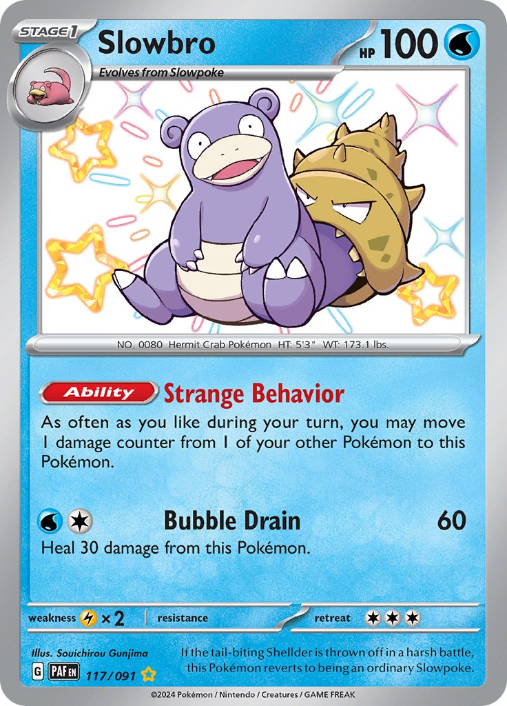 Slowbro (117/091) [Scarlet & Violet: Paldean Fates] | Dumpster Cat Games