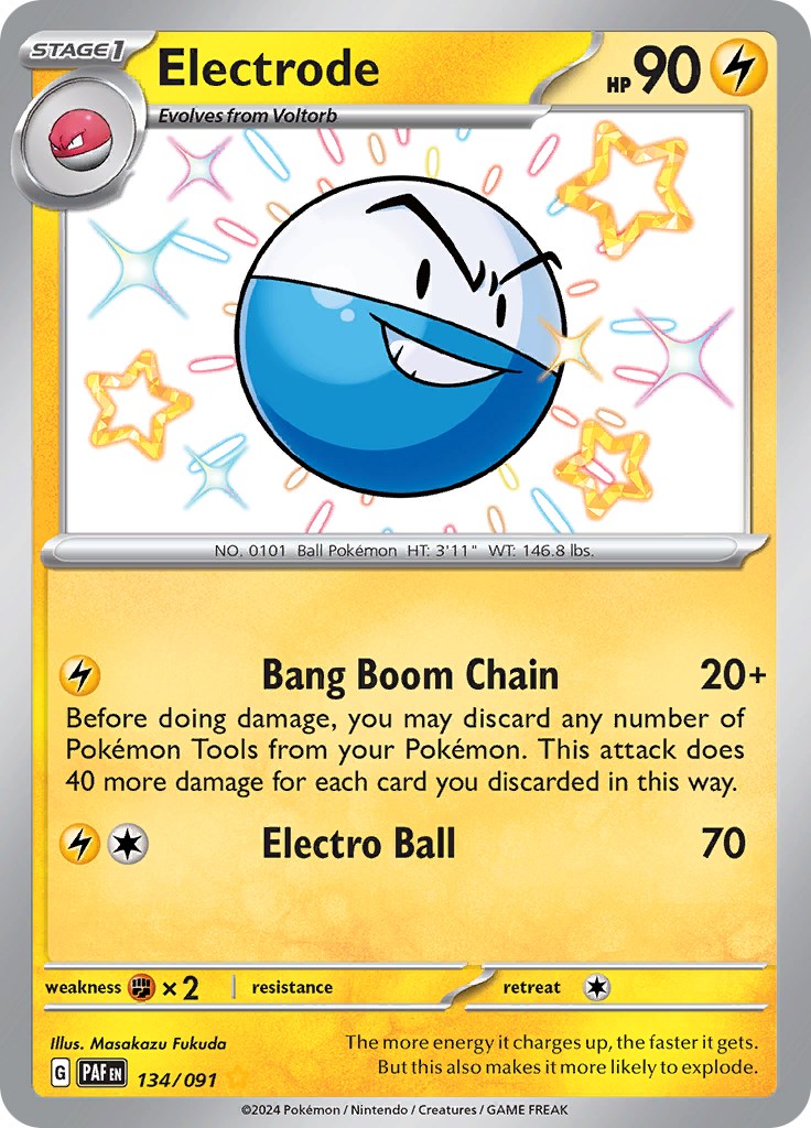 Electrode (134/091) [Scarlet & Violet: Paldean Fates] | Dumpster Cat Games