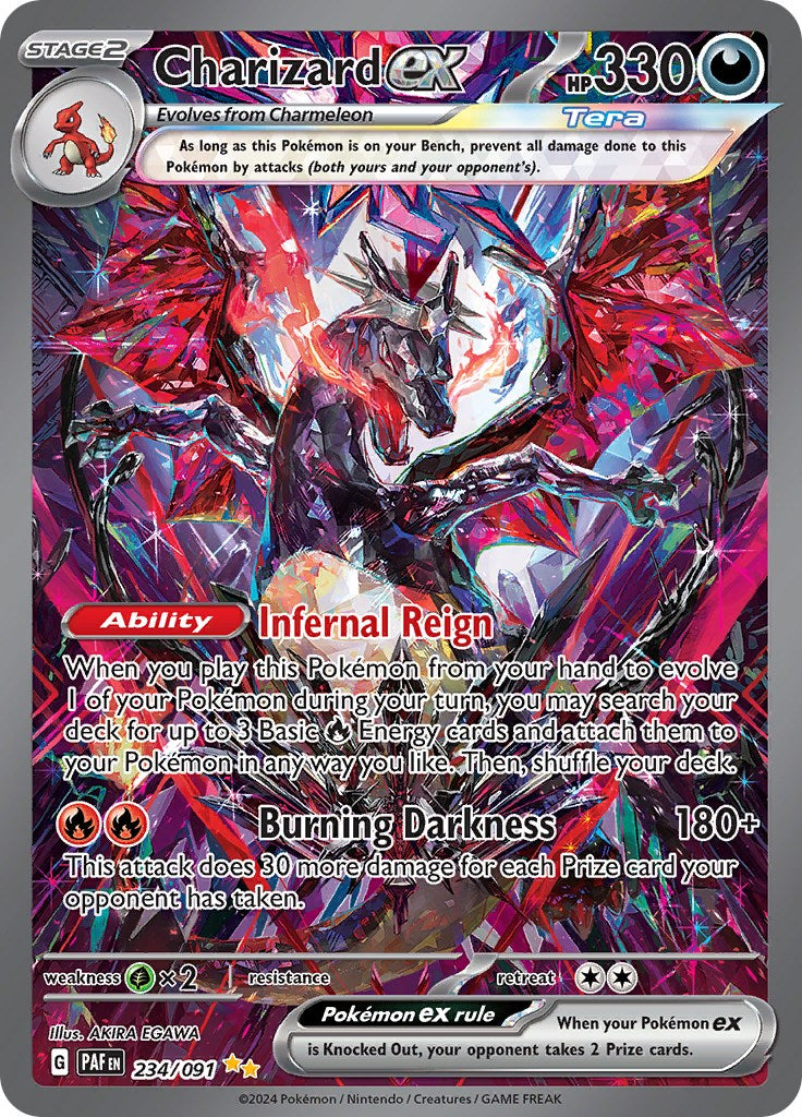 Charizard ex (234/091) [Scarlet & Violet: Paldean Fates] | Dumpster Cat Games