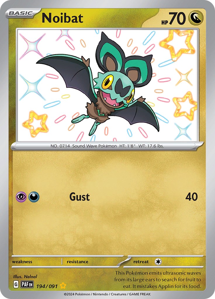 Noibat (194/091) [Scarlet & Violet: Paldean Fates] | Dumpster Cat Games