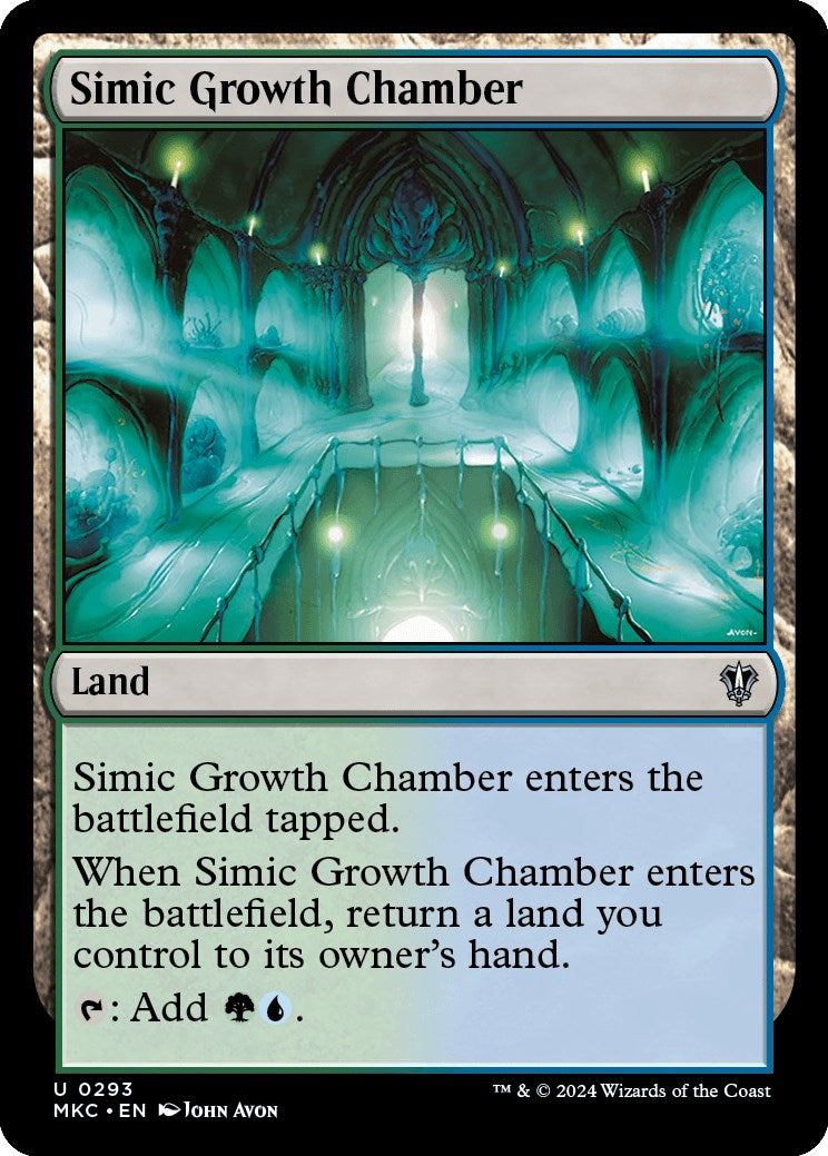 Simic Growth Chamber [Murders at Karlov Manor Commander] | Dumpster Cat Games