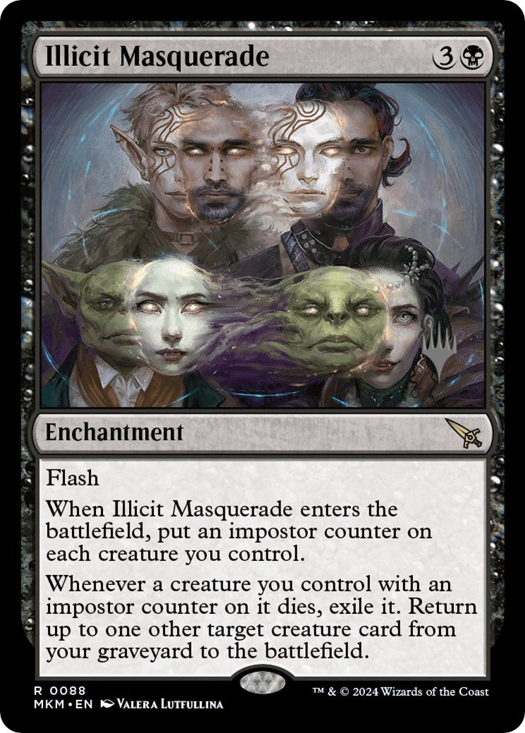 Illicit Masquerade (Promo Pack) [Murders at Karlov Manor Promos] | Dumpster Cat Games