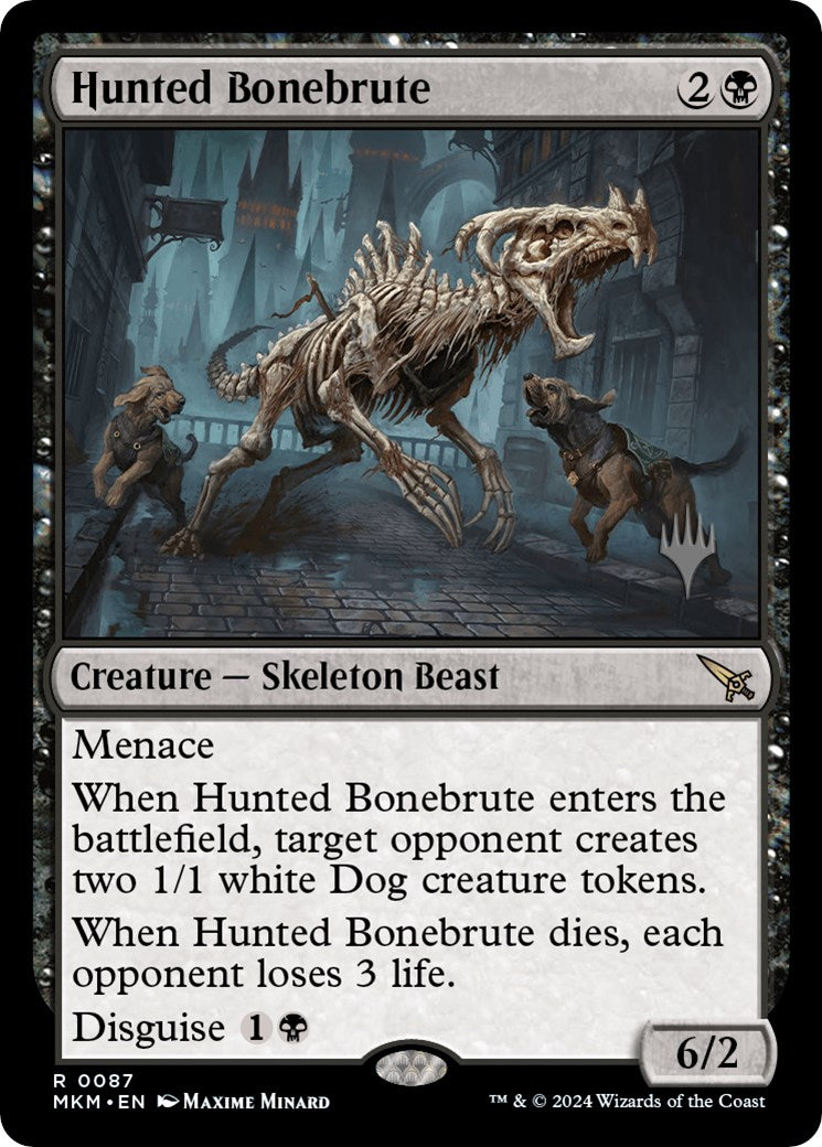 Hunted Bonebrute (Promo Pack) [Murders at Karlov Manor Promos] | Dumpster Cat Games