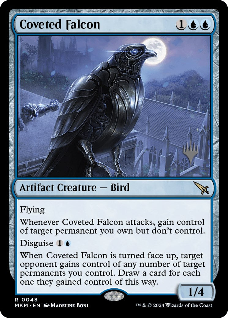 Coveted Falcon (Promo Pack) [Murders at Karlov Manor Promos] | Dumpster Cat Games