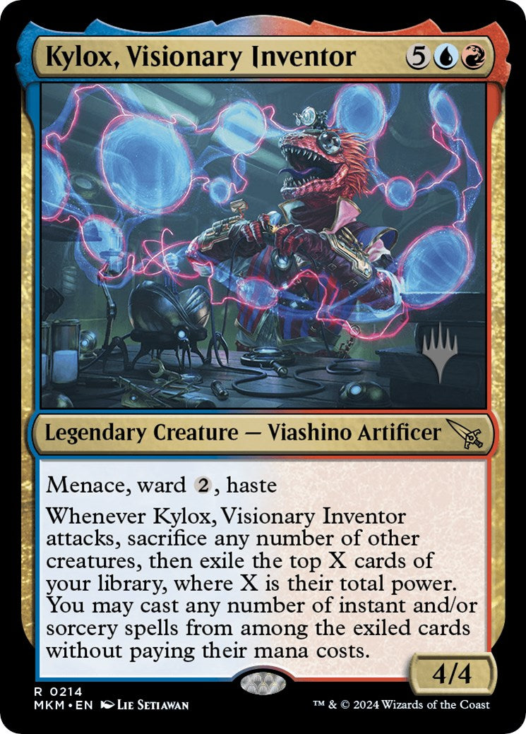 Kylox, Visionary Inventor (Promo Pack) [Murders at Karlov Manor Promos] | Dumpster Cat Games