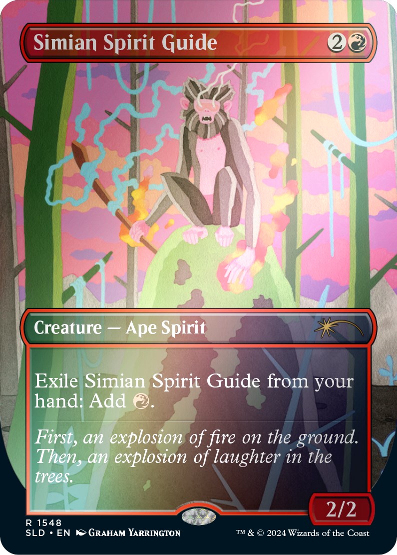 Simian Spirit Guide (Rainbow Foil) [Secret Lair Drop Series] | Dumpster Cat Games