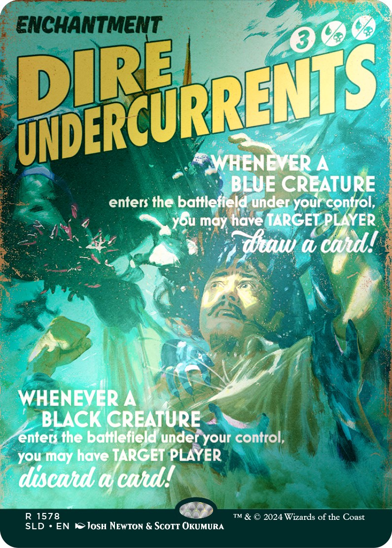 Dire Undercurrents (Rainbow Foil) [Secret Lair Drop Series] | Dumpster Cat Games