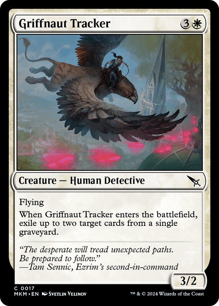 Griffnaut Tracker [Murders at Karlov Manor] | Dumpster Cat Games