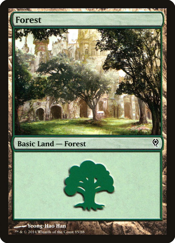 Forest (85) [Duel Decks: Jace vs. Vraska] | Dumpster Cat Games