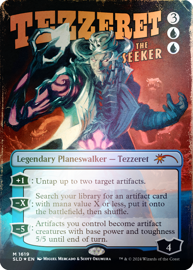 Tezzeret the Seeker (1619) (Rainbow Foil) [Secret Lair Drop Series] | Dumpster Cat Games