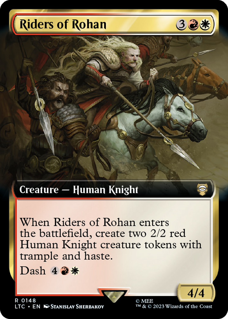 Riders of Rohan (Extended Art) [The Lord of the Rings: Tales of Middle-Earth Commander] | Dumpster Cat Games