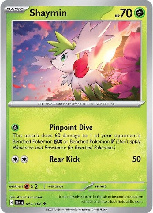 Shaymin (013/162) [Scarlet & Violet: Temporal Forces] | Dumpster Cat Games