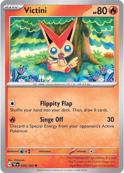 Victini (030/162) [Scarlet & Violet: Temporal Forces] | Dumpster Cat Games