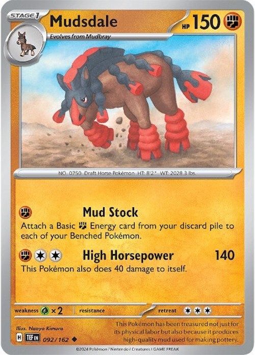 Mudsdale (092/162) [Scarlet & Violet: Temporal Forces] | Dumpster Cat Games