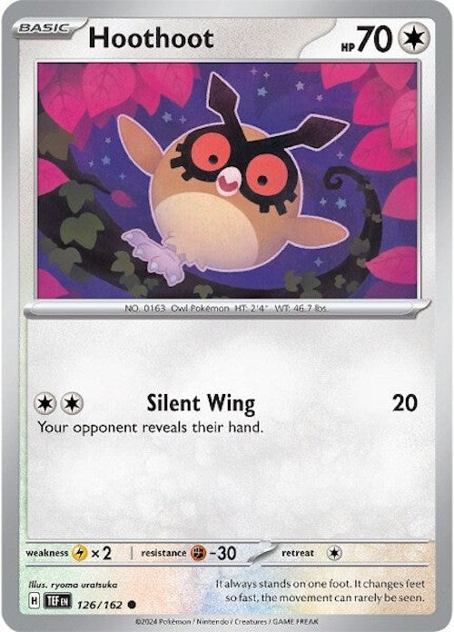 Hoothoot (126/162) [Scarlet & Violet: Temporal Forces] | Dumpster Cat Games