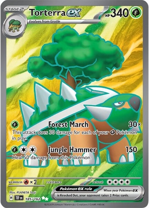 Torterra ex (185/162) [Scarlet & Violet: Temporal Forces] | Dumpster Cat Games