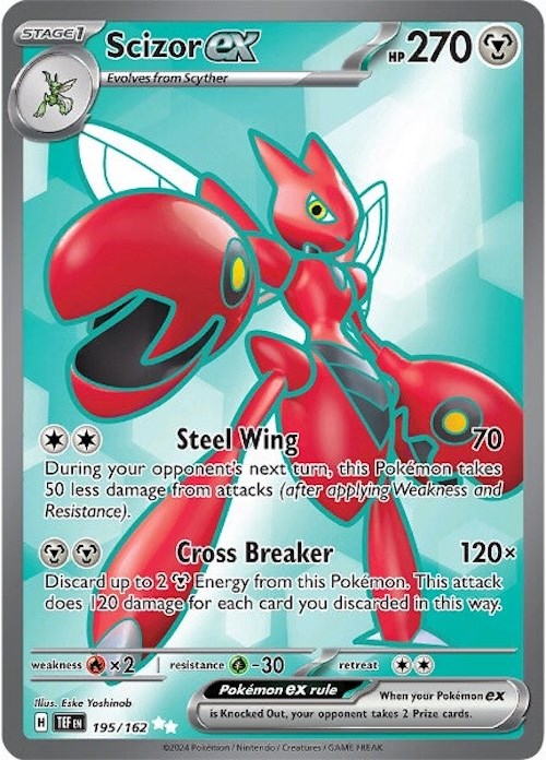 Scizor ex (195/162) [Scarlet & Violet: Temporal Forces] | Dumpster Cat Games