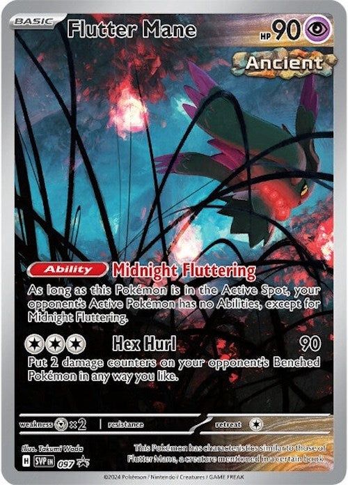 Flutter Mane (097) [Scarlet & Violet: Black Star Promos] | Dumpster Cat Games