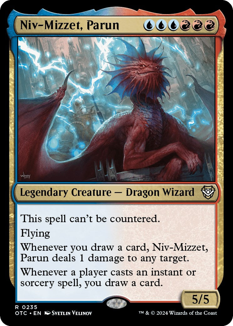 Niv-Mizzet, Parun [Outlaws of Thunder Junction Commander] | Dumpster Cat Games