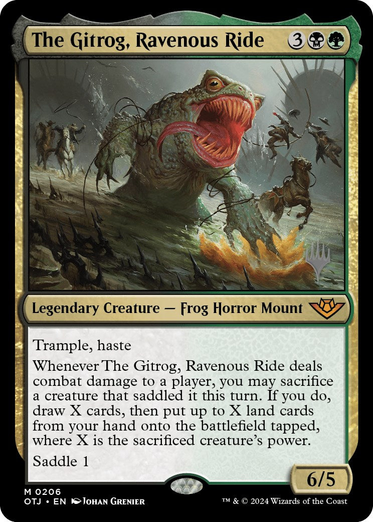 The Gitrog, Ravenous Ride (Promo Pack) [Outlaws of Thunder Junction Promos] | Dumpster Cat Games