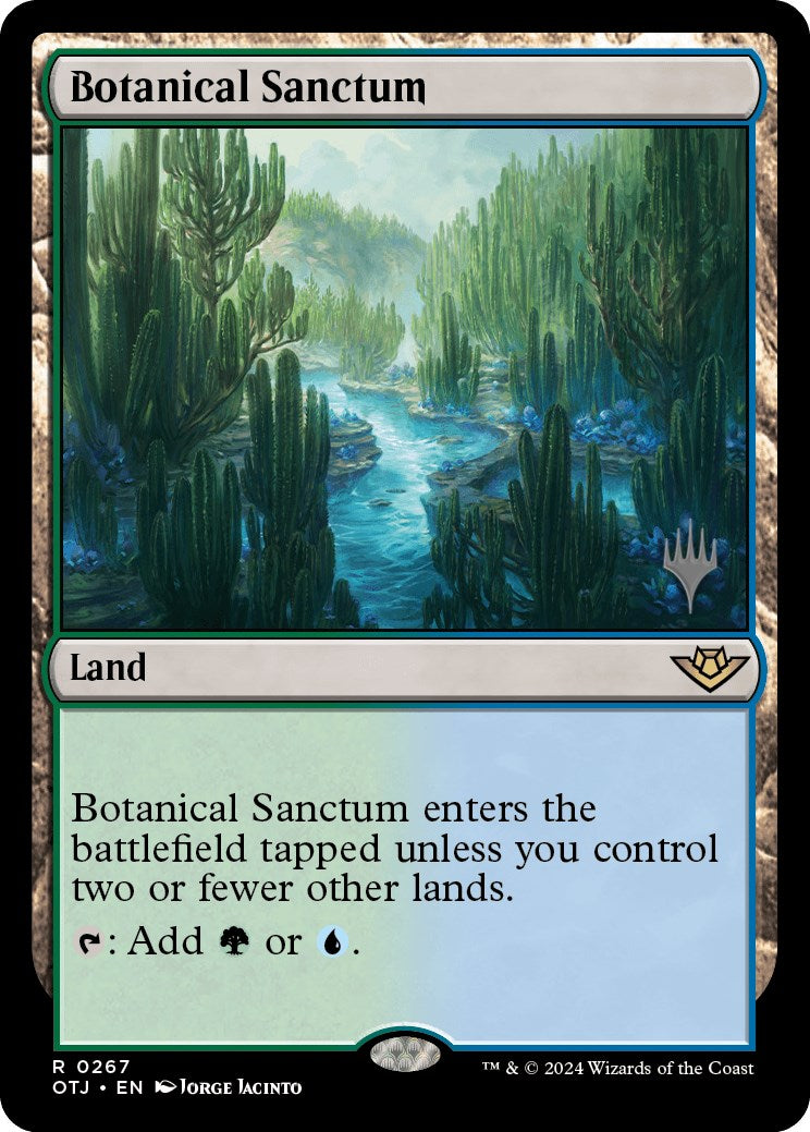 Botanical Sanctum (Promo Pack) [Outlaws of Thunder Junction Promos] | Dumpster Cat Games