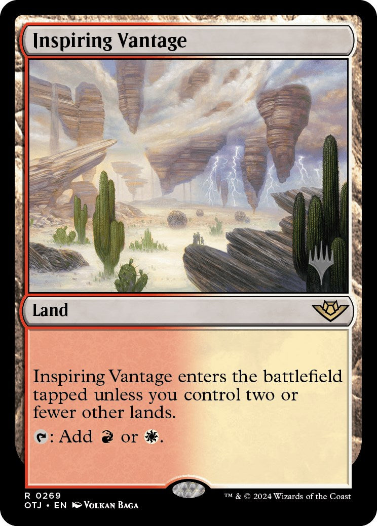 Inspiring Vantage (Promo Pack) [Outlaws of Thunder Junction Promos] | Dumpster Cat Games