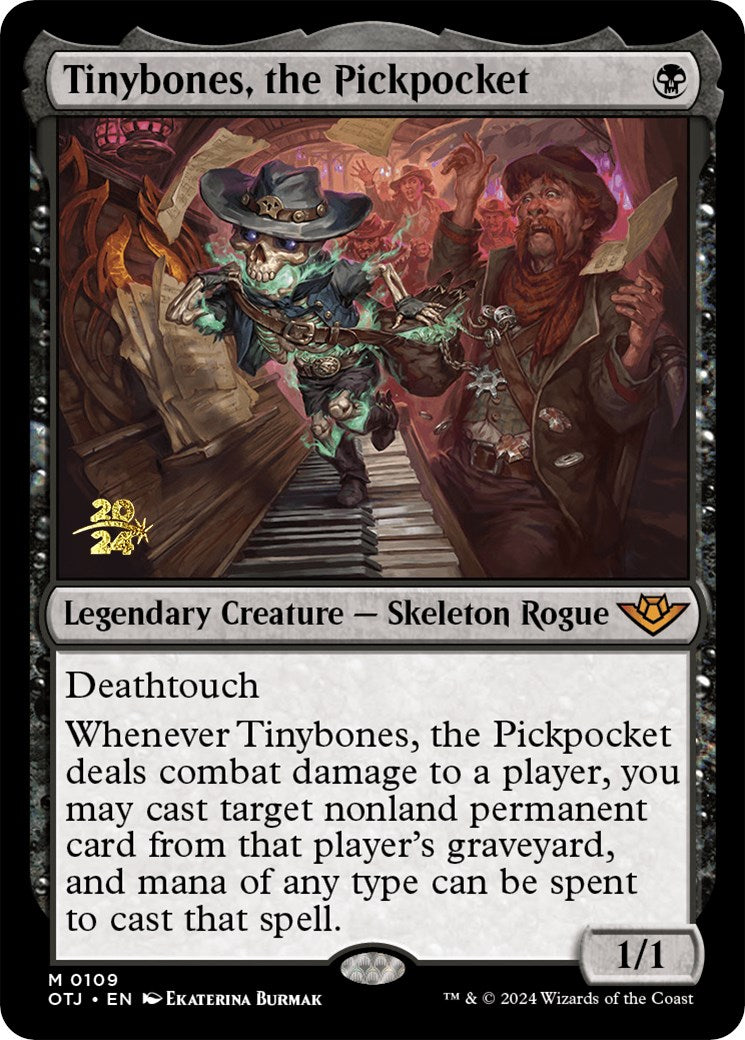 Tinybones, the Pickpocket [Outlaws of Thunder Junction Prerelease Promos] | Dumpster Cat Games