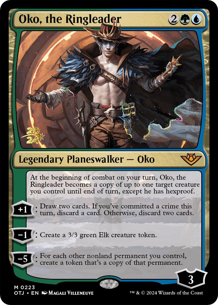 Oko, the Ringleader [Outlaws of Thunder Junction Prerelease Promos] | Dumpster Cat Games