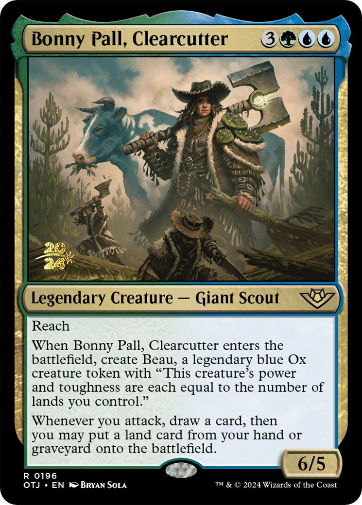 Bonny Pall, Clearcutter [Outlaws of Thunder Junction Prerelease Promos] | Dumpster Cat Games