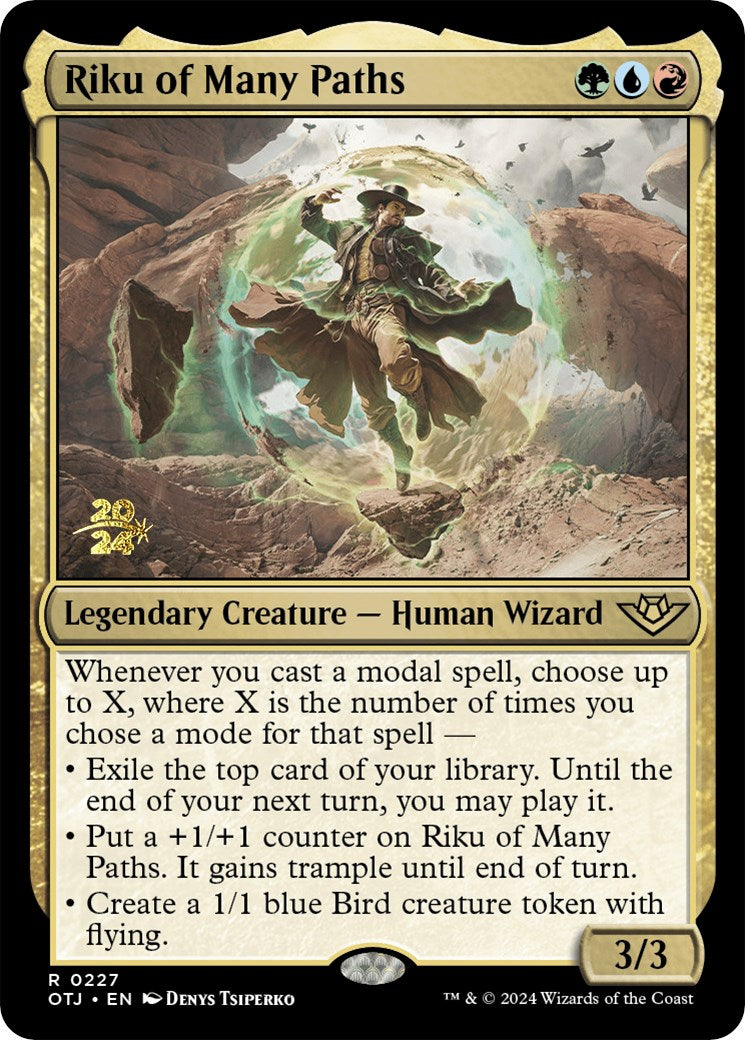 Riku of Many Paths [Outlaws of Thunder Junction Prerelease Promos] | Dumpster Cat Games