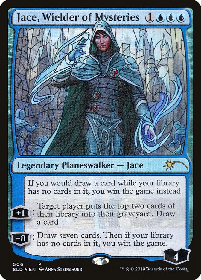 Jace, Wielder of Mysteries (Stained Glass) [Secret Lair Drop Promos] | Dumpster Cat Games