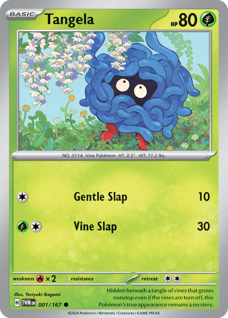 Tangela (001/167) [Scarlet & Violet: Twilight Masquerade] | Dumpster Cat Games