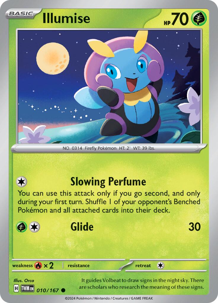 Illumise (010/167) [Scarlet & Violet: Twilight Masquerade] | Dumpster Cat Games