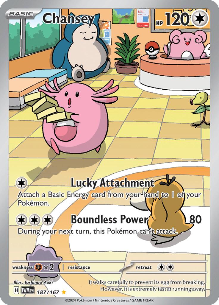 Chansey (187/167) [Scarlet & Violet: Twilight Masquerade] | Dumpster Cat Games