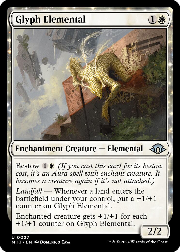 Glyph Elemental [Modern Horizons 3] | Dumpster Cat Games