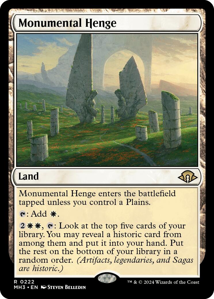 Monumental Henge [Modern Horizons 3] | Dumpster Cat Games