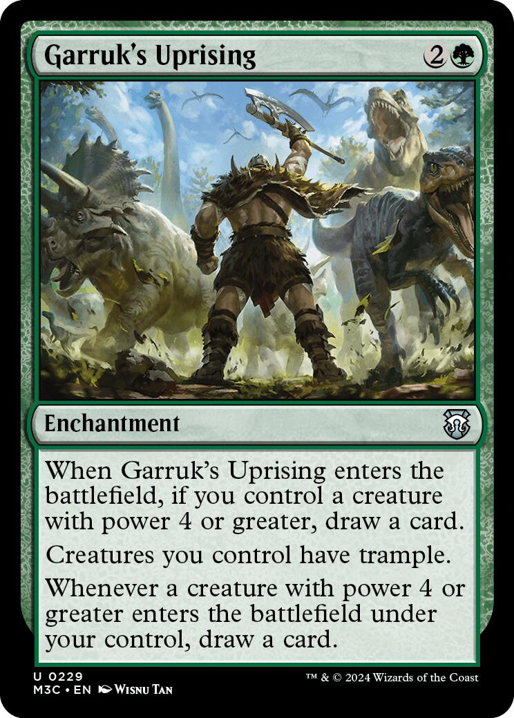 Garruk's Uprising [Modern Horizons 3 Commander] | Dumpster Cat Games