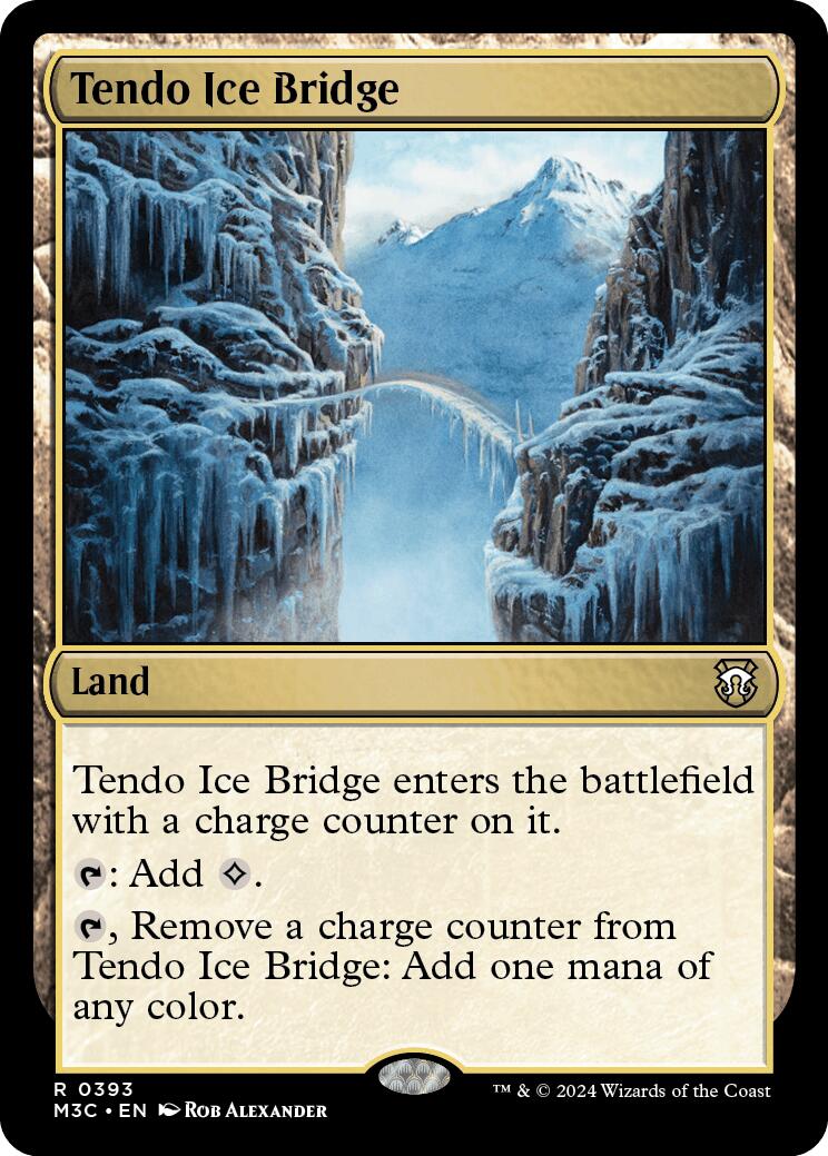 Tendo Ice Bridge [Modern Horizons 3 Commander] | Dumpster Cat Games