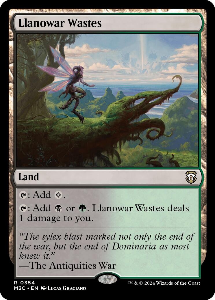 Llanowar Wastes [Modern Horizons 3 Commander] | Dumpster Cat Games