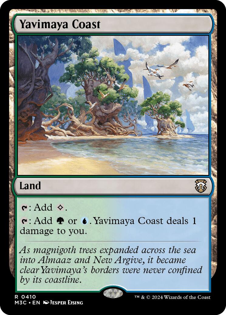 Yavimaya Coast [Modern Horizons 3 Commander] | Dumpster Cat Games