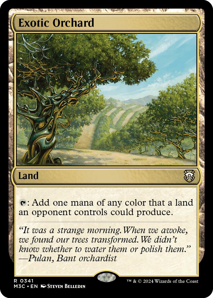 Exotic Orchard [Modern Horizons 3 Commander] | Dumpster Cat Games