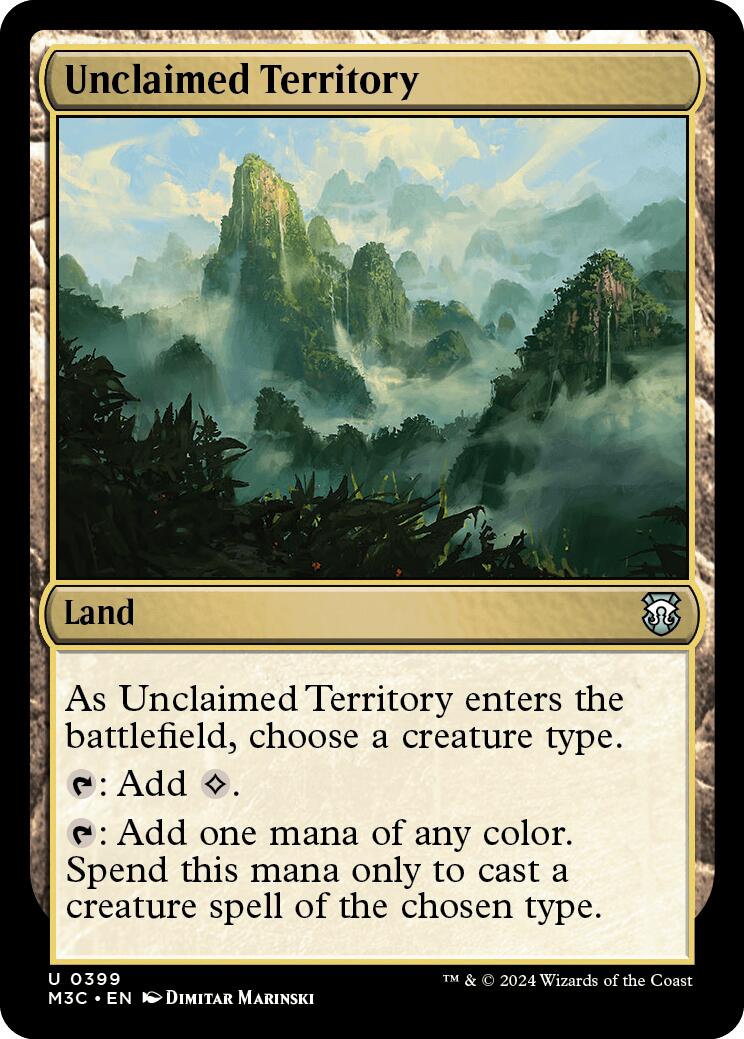 Unclaimed Territory [Modern Horizons 3 Commander] | Dumpster Cat Games