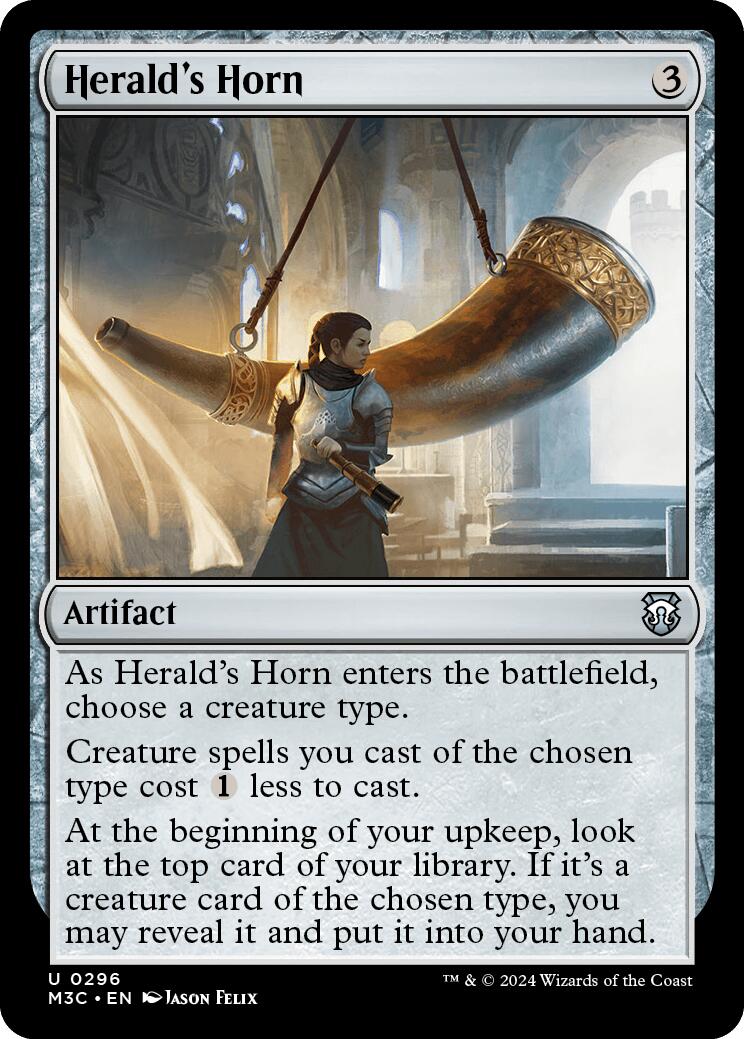 Herald's Horn [Modern Horizons 3 Commander] | Dumpster Cat Games