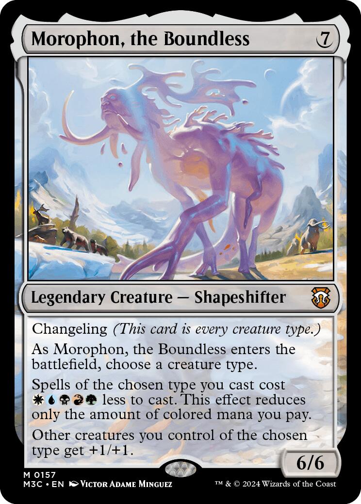 Morophon, the Boundless [Modern Horizons 3 Commander] | Dumpster Cat Games